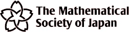 Logo the Mathematical society of japan.