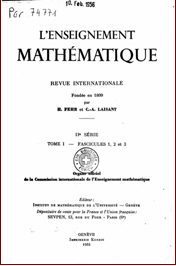 Einsegnement mathematique