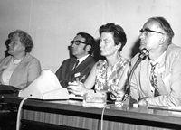 ICME 1, Lyon: Z. Krygowska, H. G. Steiner, F. Papy, Z. Dienes