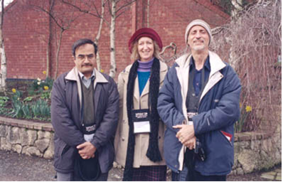 From left: Ali Rejali (Iran), Lois Taylor (Australia) and Hossein Pourkazemi (Iran).