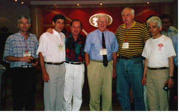 Dimitar Dimitrov (Bulgaria), Kiril Bankov (Bulgaria), Alexander Soifer (USA), Ron Dunkley (Canada), Peter Taylor (Australia), Konstantine Tsiskaridze (Georgia), China, 1998.